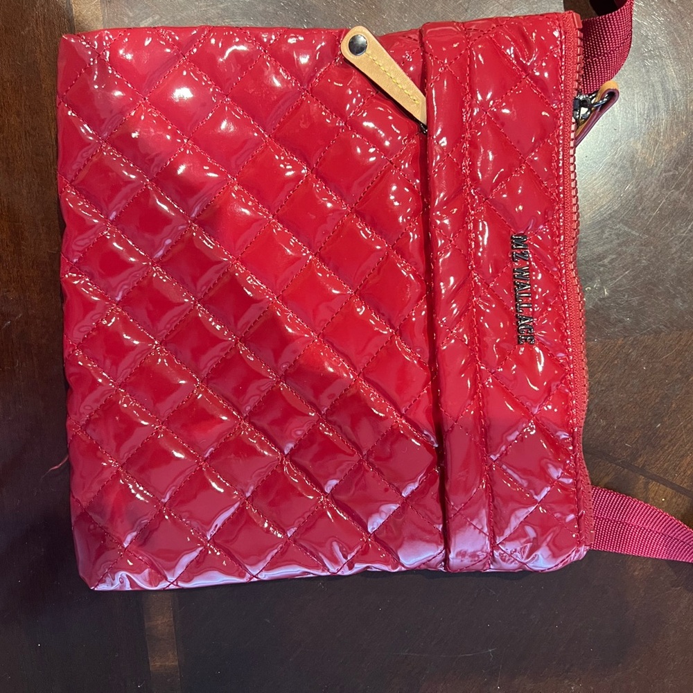 Mz Wallace Red Quilted Women's Bag New